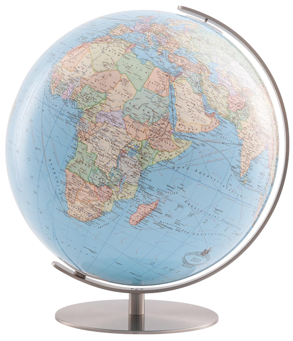 Globe terrestre lumineux Columbus Royal cristal - Achat à prix bas